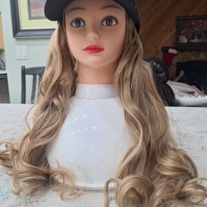 Blonde Wavy Hair Wig